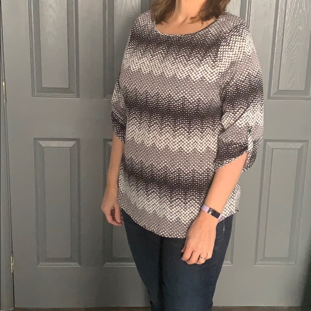 Black/white Blouse